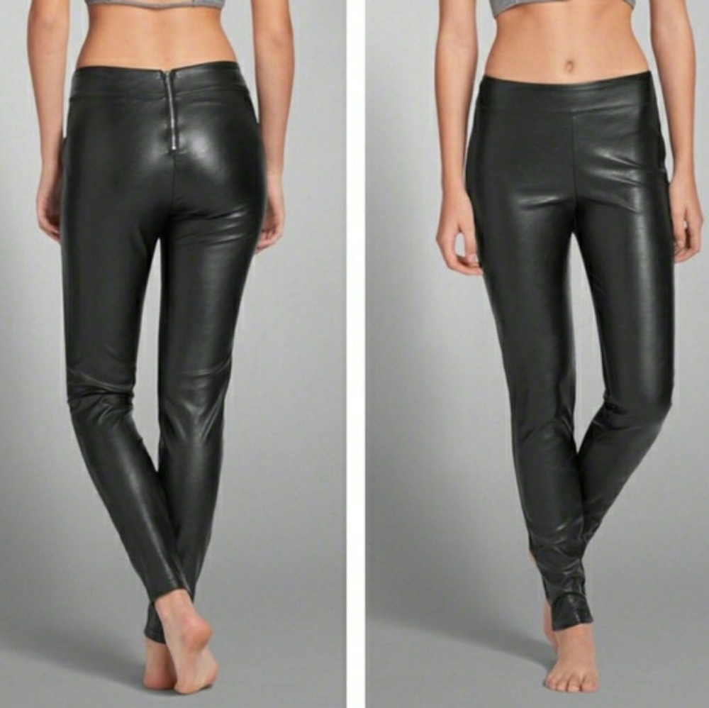 Abercrombie and Fitch Vegan Leather Leggings sz 00